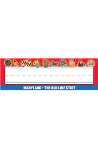 Maryland Nameplates - Pack of 36