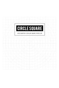 Grid Quarter Circle Square 1cm: Circular Overlay on a Square Hybrid Graph Paper for Drawing & Writing Mathematics Graphing Equations (Math Teacher & Student Journal) Ruled Gray Lin