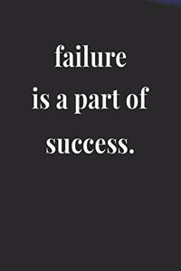 Failure Is A Part Of Success.