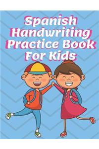 Spanish Handwriting Practice Book for Kids