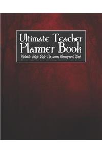 Ultimate Teacher Planner Book Undated Gothic Style Classroom Management Book