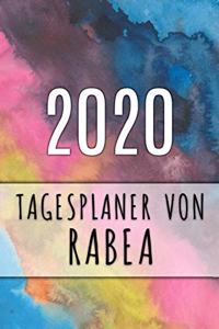 2020 Tagesplaner von Rabea