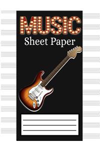 Music Sheet Paper