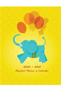 2020-2021 Elephant Planner & Calendar