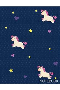 Unicorn Notebook (8.5 X 11 Inches)