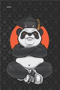 panda: class of 2019 graduate summer Lined Notebook / Diary / Journal To Write In 6x9 for class of 2019 graduation