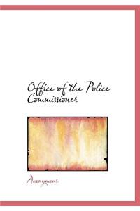 Office of the Police Commissioner