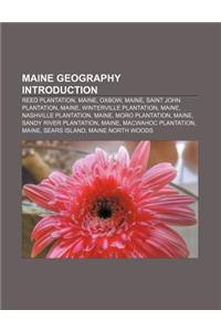 Maine Geography Introduction