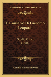 Il Consalvo Di Giacomo Leopardi