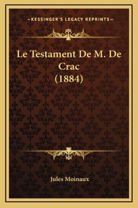 Le Testament De M. De Crac (1884)