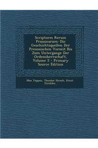 Scriptores Rerum Prussicarum