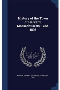 History of the Town of Harvard, Massachusetts, 1732-1893