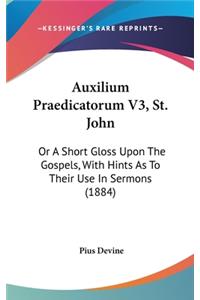 Auxilium Praedicatorum V3, St. John