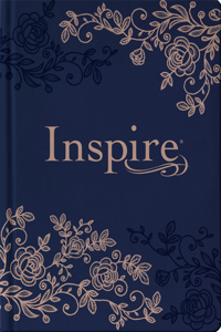 Inspire Bible NLT (Hardcover Leatherlike, Navy)