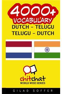 4000+ Dutch - Telugu Telugu - Dutch Vocabulary