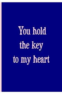 You hold the key to my heart