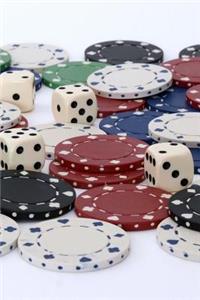 Dice and Poker Chips Gambling Journal