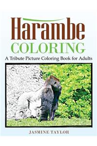 Harambe Coloring