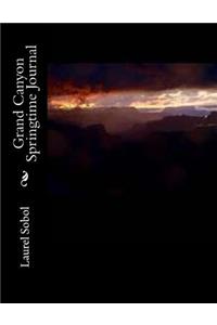 Grand Canyon Springtime Journal