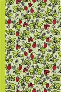 Journal: Ladybugs (Green) 6x9 - Lined Journal - Writing Journal with Blank Lined Pages
