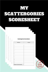 MY Scattergories Scoresheet
