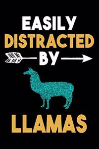 Easily Distracted By Llamas Journal