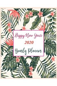 Happy New Year 2020 Yearly Planner