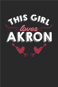 This girl loves Akron