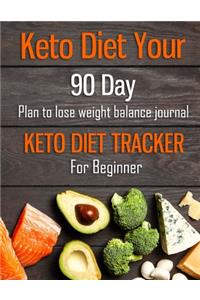 Keto Diet Your 90 Day Plan To Lose Weight Balance Journal - Keto Diet Tracker For Beginner