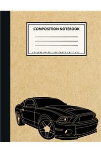 College Ruled Composition Notebook