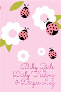 Baby Girls Daily Feeding and Diaper Log