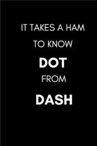 It Takes a Ham to Know Dot from Dash