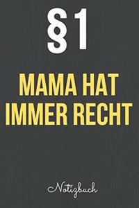 Mama hat immer Recht