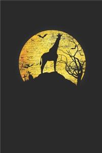 Giraffe: Small Lined Notebook - Happy Halloween Gift for Animal Lover