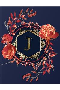 Journal Notebook Initial Letter 