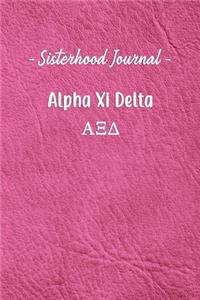 Sisterhood Journal Alpha Xi Delta