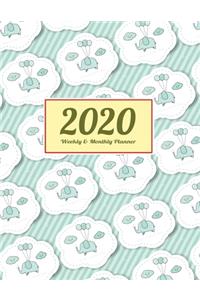 2020 Planner Weekly & Monthly 8.5x11 Inch
