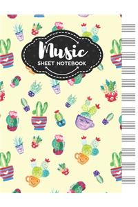 Music Sheet Notebook