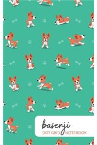 Basenji Dot Grid: 200 Page Notebook