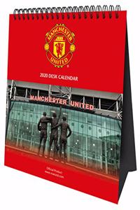 Manchester United FC 2020 Desk Easel Calendar - Official Desk Easel Format Calendar