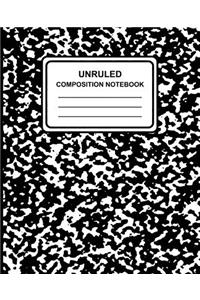 Unruled Composition Notebook
