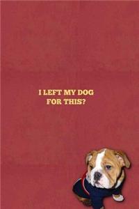I Left My Dog for This?