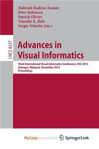 Advances in Visual Informatics
