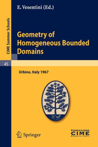 Geometry of Homogeneous Bounded Domains