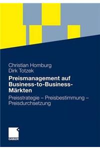 Preismanagement Auf Business-To-Business-Märkten