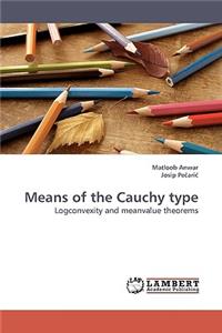 Means of the Cauchy type