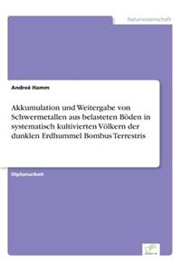 Akkumulation und Weitergabe von Schwermetallen aus belasteten Böden in systematisch kultivierten Völkern der dunklen Erdhummel Bombus Terrestris