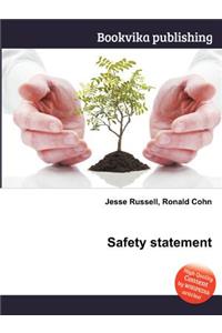 Safety Statement