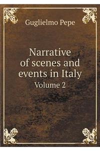 Narrative of Scenes and Events in Italy Volume 2