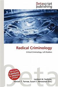 Radical Criminology